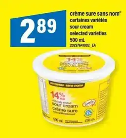 Maxi No Name sour cream offer