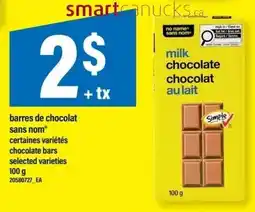 Maxi No Name milk chocolate offer
