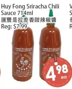 Fresh Palace Supermarket Huy Fong Sriracha Chili Sauce offer