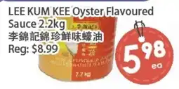 Fresh Palace Supermarket Lee Kum Kee oyster flavoured sauce offer