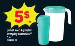 Maxi Everyday Essentials MC pichet avec 4 gobelets offer
