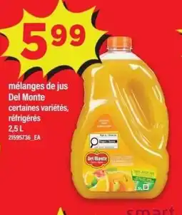 Maxi Del Monte melanges de jus certaines varietes offer