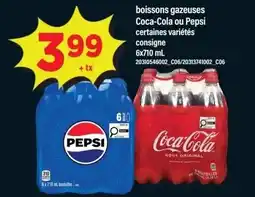 Maxi Coca-Cola or Pepsi certain varieties offer