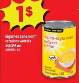 Maxi No Name cream-style corn offer