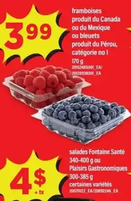 Maxi Framboises ou bleuets offer