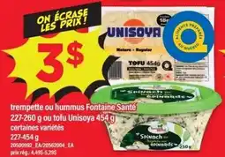 Maxi Unisoya tofu offer