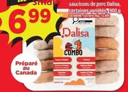 Maxi Dalisa saucisses de porc offer