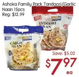 Sunny Food Mart Ashoka Family Pack Tandoori/Garlic Naan offer