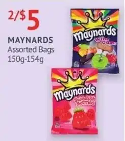 Maynards assorted bags