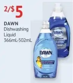 IDA Pharmacy Dawn dishwashing liquid offer