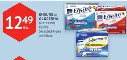 IDA Pharmacy Ensure or Glucerna Nutritional Drinks offer