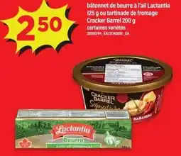 Maxi Cracker Barrel Signature bâtonnet de beurre à l'ail Lactantia offer