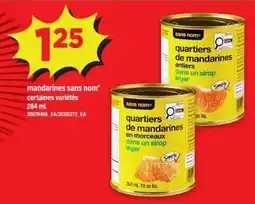 Maxi sans nom quartiers de mandarines offer