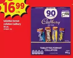Maxi Cadbury tablettes format collation offer