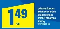 Maxi sweet potatoes offer