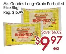 Sunny Food Mart Mr Goudas long grain parboiled rice offer