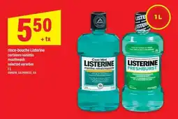 Maxi Listerine mouthwash offer