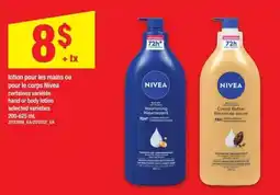 Maxi Nivea lotion pour les mains ou pour le corps offer