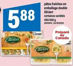 Maxi Olivieri pates fraiches en emballage double offer