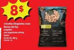 Maxi Marina Del Rey raw Argentinian shrimp offer