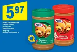 Maxi Kraft peanut butter selected varieties offer
