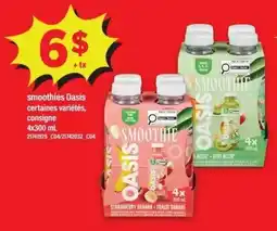 Maxi Oasis smoothie offer