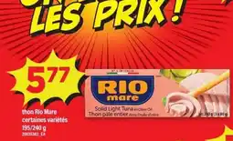 Maxi Rio Mare solid light tuna in olive oil offer