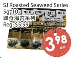 Fresh Palace Supermarket SJ Roasted Seaweed Series offer