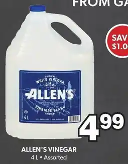 Colemans Allen's vinegar offer