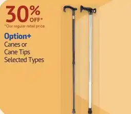 IDA Pharmacy Option+ Canes or Cane Tips offer
