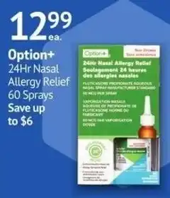 IDA Pharmacy Option+ 24-Hr Nasal Allergy Relief offer