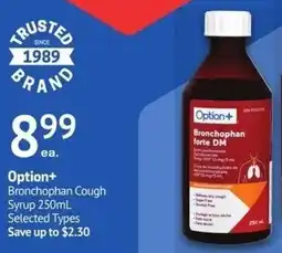 IDA Pharmacy Option+ Bronchophan Cough Syrup offer