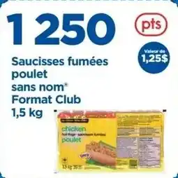 Maxi Saucisses fumées poulet sans nom offer