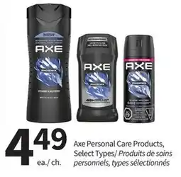 Pharmasave Axe Personal Care Products offer