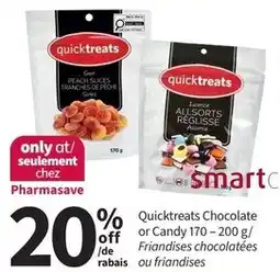 Pharmasave Quicktreats Chocolate or Candy offer