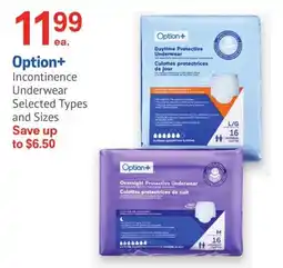 IDA Pharmacy Option+ Incontinence Underwear offer