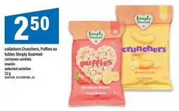 Maxi Simply Gourmet collations Crunchers, Puffies ou tubies offer