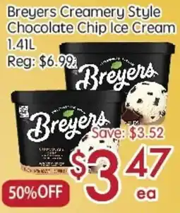 Sunny Food Mart Breyers Creamery Style Chocolate Chip Ice Cream offer
