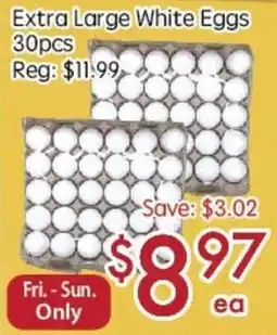 Sunny Food Mart Extra Large White Eggs offer