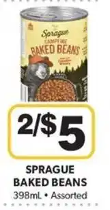 Colemans Sprague baked beans offer