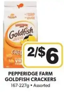 Colemans Pepperidge Farm Goldfish Crackers offer