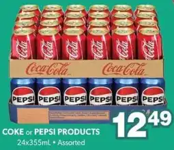Colemans Coke or Pepsi Products offer