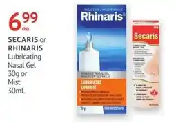 IDA Pharmacy Secaris or Rhinaris Lubricating Nasal Gel offer