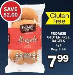 Colemans Promise gluten free bagels offer