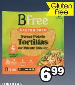 Colemans BFree sweet potato tortillas offer