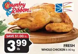Colemans Country Ribbon fresh whole chicken offer