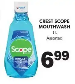 Colemans Crest scope mouthwash offer