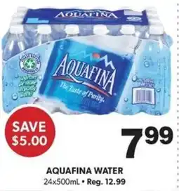 Colemans Aquafina water offer