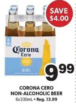 Colemans Corona Cero non-alcoholic beer offer