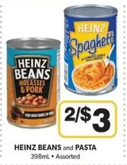 Colemans Heinz beans and pasta offer